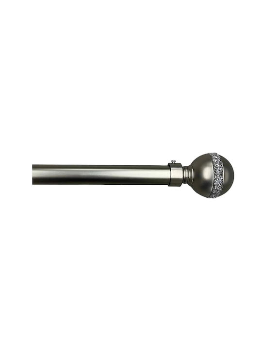 ForHome Extendable Metallic Curtain Pole Single...