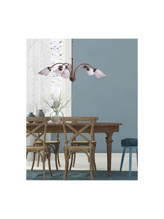 ArkoLight Pendant Light Silver with Socket E14, E.14 5x5cm