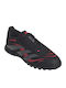 Predator League TF Kinder Fußballschuhe und Stollenschuhe mit Rasen Schwarz