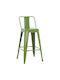 Stool for Bar Outdoor Melita-pro Light Olive Green 43x43x88cm