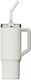 Xiaomi Thermo Mug Handled Tumbler Thermos Plastic 1lt White with Straw and Handle