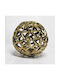 Sferă Decorativă din Metal Auriu pentru Masă 10x10x10cm