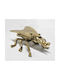Dekorativer Tischschmetterling aus Metall Gold 9x18x6,5cm