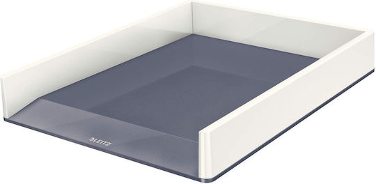 Leitz Tavă pentru Documente Plastic Alb 26.7x4.9x33.6cm.