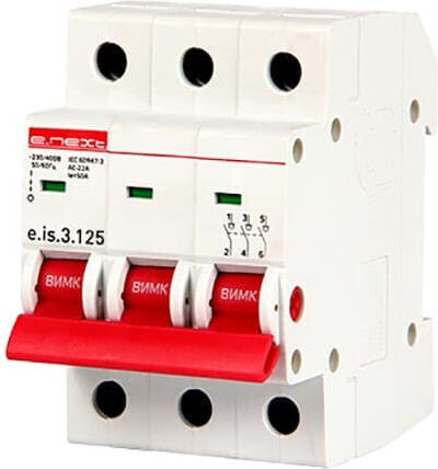 Redled Τριπολικός Διακόπτης Ράγας 125A