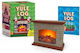 Mini Yule Log With Crackling Sound 1208