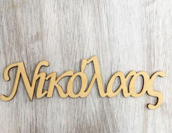 Holzdekorativer Name 25cm Nam/62505 Kaliso Kls-nam-62505