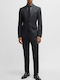 Men's Winter Suit Slim Fit Black