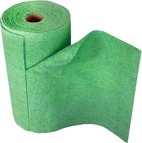 Cleaning Roll 30cm X 9 Meters Microfiber Perforated Every 30cm 30pcs X 30x30cm Green Labico 02531.14n/green