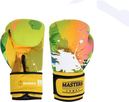 Sport Masters Boxhandschuhe für Kampf Gelb