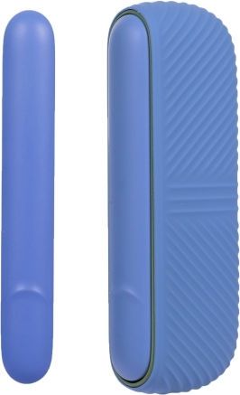 Iqos Iluma Ladehülle Elektronische Zigarette Silikon-Seitencover Himmelblau