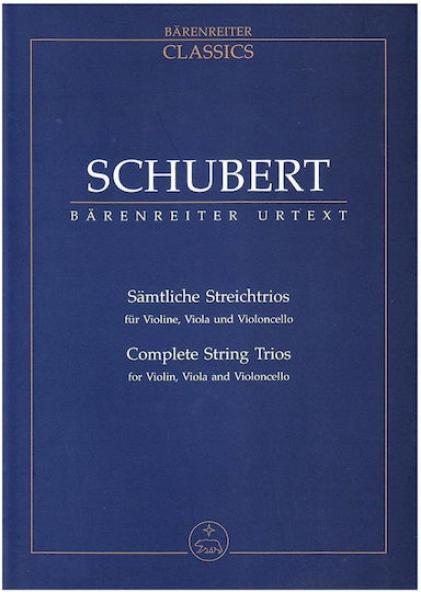 Schubert Complete String Trios Pocket Score