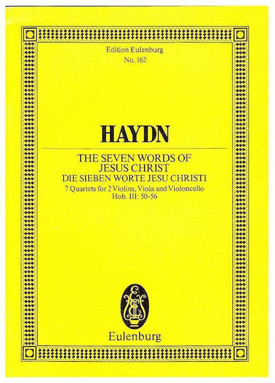Haydn Seven Words Jesus Christ Pocket Score