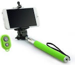 Selfie Stick Blun Bluetooth Monopod Green