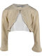 Kinderbolero Baumwolle GOLD