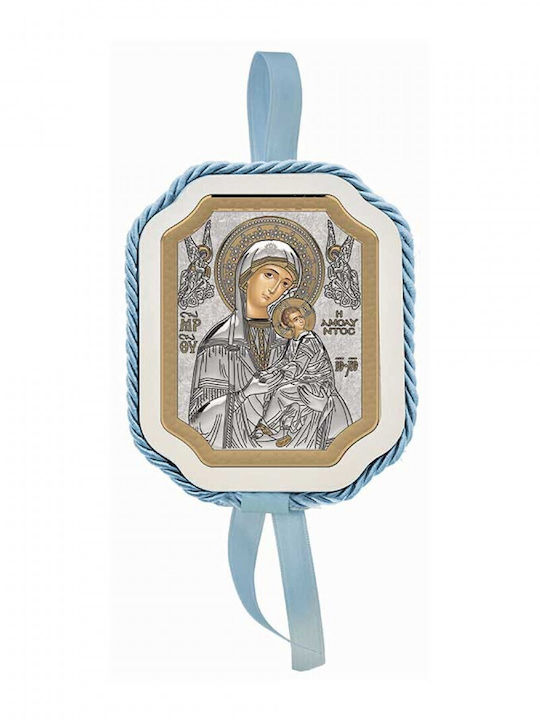 Slevori Kids Charm Pendant with Virgin Mary in Silver