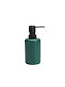Inter Ceramic Emerald Flüssigseifenspender Icca 55663 Dg Freistehend Polyresin 16,3x7cm Matt Smaragd