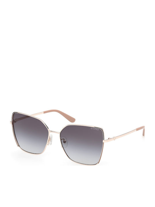 Guess Ochelari De Soare Pentru Femei Cu Ramă Metalică Neagră Și Lentile Gri Degrade GU00192 32B