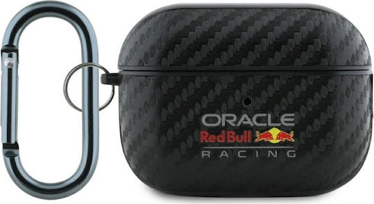 Red Bull Case Plastic with Hook in Black color for Apple AirPods Pro 2