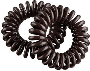 Elastice de Păr Eurostil 35mm Spiral Maro 2 buc