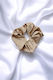 Elastic de păr din satin bej