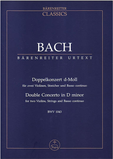 Bärenreiter Bach Doppelkonzert in d-Moll BWV 1043 Taschenpartitur-Set Bärenreiter Bach Doppelkonzert in d-Moll BWV 1043 Taschenpartitur-Set
