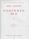 Stamitz Concerto In D Op.1