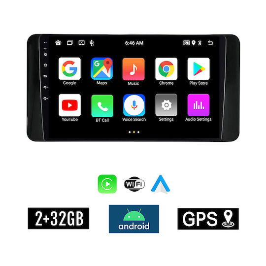 Kirosiwa Car Audio System for Skoda Scala 2019 (Bluetooth/USB/AUX/WiFi/GPS/Apple-Carplay/Android-Auto) with Touch Screen 10"