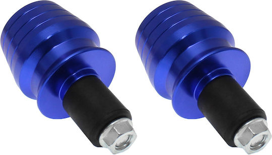 Aluminium Motorrad Lenkergewichte Blau Set aus 2 Stück Xm-20 OEM