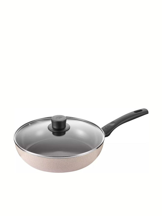 Ballarini Ledro Tigaie Cu capac din Aluminiu cu Strat Ceramic 28cm