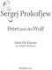 Sikorski Prokofjew Peter und der Wolf