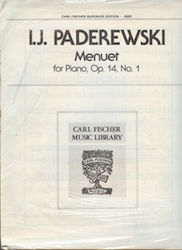 Padarewski Menuet Op.14 N.1