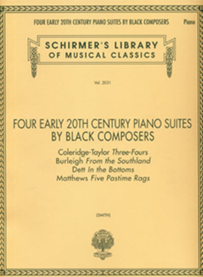 Four Early 20th Century Piano Suites By Black Composers Εκδόσεις Schirmer