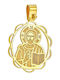 Dio Jewellery Lab Pendant Kids Talisman Double Sided with Jesus Christ made of Silver 11FY