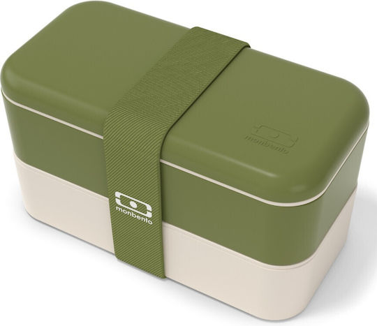 Monbento Mb Original Кутия за обяд Пластмаса Бежов Подходяща за микровълнова фурна 1бр