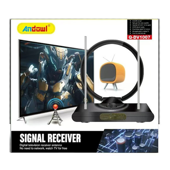 Andowl Δέκτης Σήματος – Signal Receiver Μαύρο Q-dv1007