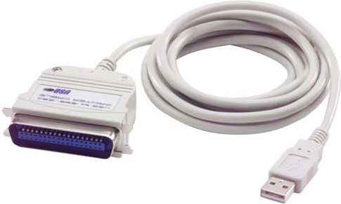 Aten USB 2.0 Кабел USB-A мъжки - USB-B мъжки Бял 1.8м UC-1284
