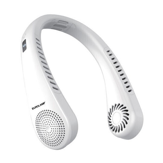 Eurolamp USB Bladeless Neck Fan 5W White 300-20541