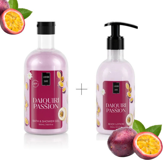 Lavish Care Daiquiri Passion Skin Care Set for Body Cleaning & Moisturizing 2pcs