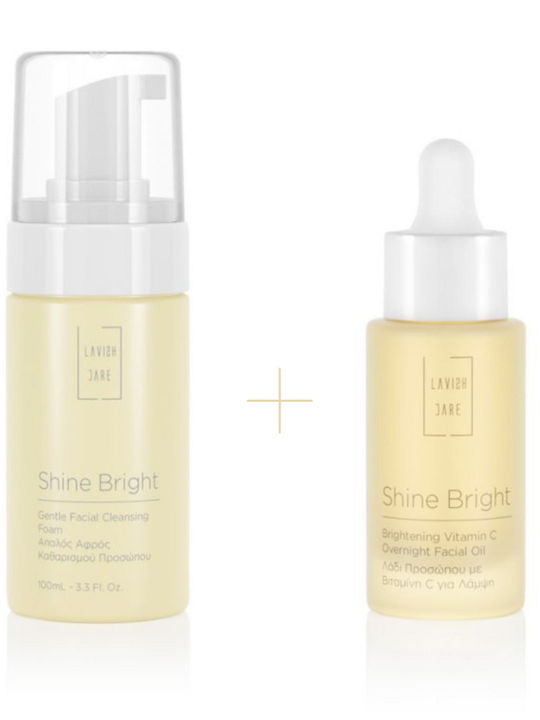 Lavish Care Shine Bright Комплект за грижа за кожата за Против стареене, Хидратация & Блясък 2бр