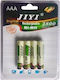 Jiyi Rechargeable Battery AAA 2800mAh 4pcs