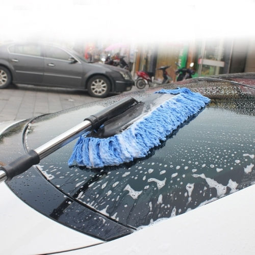 Cs-365 Multifunctional Telescopic Car Wash Brush Long Handle Blue Opp Bag