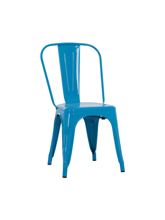 Melita-pro Dining Room Metallic Chair Blue 44x47x84.5cm