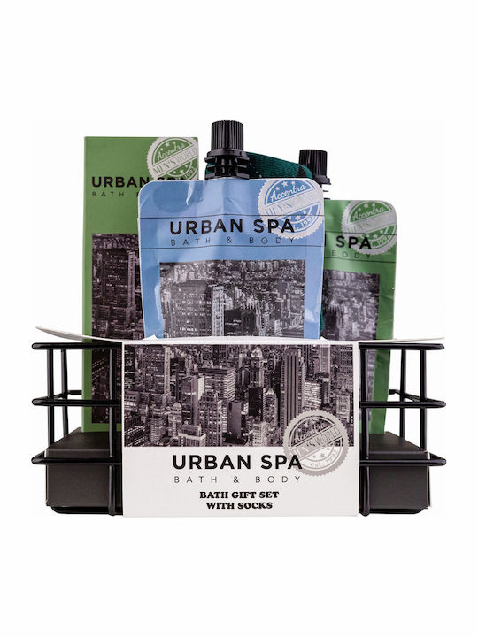 Accentra Urban Spa Cool Mint & Cool Lime Set Îngrijire pentru Curățare corp 3buc