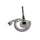 Towel Rail Heater External Thermostat Digital 600W White