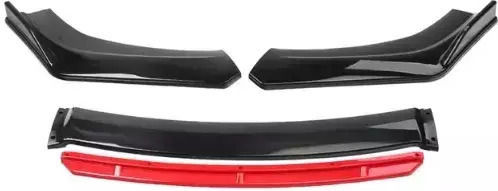 Set Universal Spoiler Față Auto 5 bucăți Negru Lucios Hw-0310