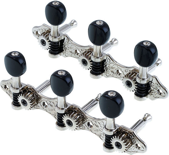 Grover Butoni negri crom Grover Cg35n A05bk Ss