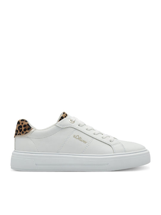 Damen Sneakers White / Leopard