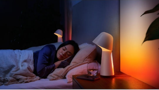 Philips Table Lamp LED with White Shade and Base
