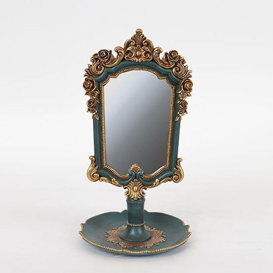 Eurolamp Makeup Mirror Tabletop Green